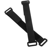 Hoement Vehicle Rear View Mirror Dash Cam Mounting Strap 2pcs, Nylon Adjustable Driving Recorder Strap with Dual Buckle Design for Car Dashcams and Front Mirror Installation