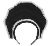 Hoement Victorian Boleyn Hat Vintage Renaissance Headdress for Women Medieval Elizabethan Princess Coronet Headband Flexible Comfortable Fit Elegant French Hood Accessories for Renaissance