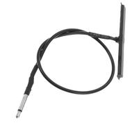 Hoement Violin and to Use Sound Captures Accurately Musicians Easy for Transducer Pickup Replacement with Ceramic Piezo under Saddle Bridge, Silver Material, 5 Mm Audio Plug
