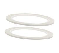 Hoement Violin Fingerboard Tape 3mm White 2pcs Fretboard Stickers for Beginners Cello Finger Placement Sticker Instrument Accessory for Accurate Playing