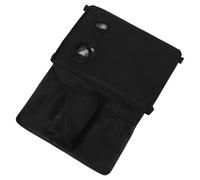 Hoement Walker Tray with Cup Holder for Seniors, Oxford Cloth Folding Walker Accessory with Detachable Storage Bag, Side Pocket, Non-Slip Mat, Quick-Release Buckle Design for Daily Walks