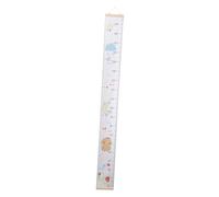 Hoement Wall Decal Animal Pattern Growth Chart Kids Height Measurement Ruler Made of Canvas and Wood, Easy to Install Environmental Protection Random Color for Nursery or Dorm Room
