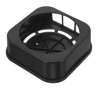 Hoement Wall Mounted Set-top Box Holder for TV Installation Minimalist Design with Strong Load Bearing Space-saving Organizer Rack for Neat Cable Management and Secure Mounting