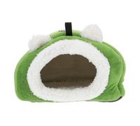 Hoement Warm Small Pet Cotton Bed House for Hamsters and Small Animals, Flannel and Sponge Material Multi-functional Hideout Suitable for Cold Weather and Cozy Sleeping