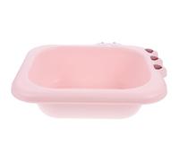 Hoement Wash Basin for Large Face Washtub with Smooth Rounded Edges Multipurpose Laundry Tub in Adorable Pink Easy to Clean and Carry Born Essentials