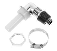 Hoement Washing Machine Dishwasher Drain Waste Hose This Washing Machine Hose 90 Degree Right Angle Elbow Connector Clamp for Kitchen Basin Sewer