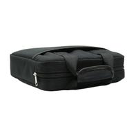 Hoement Waterproof Oxford Cloth Effector Box Hard Shell Guitar Effector Storage Case with External Pockets Wear Resistance Metal Zipper Plastic Teeth for Charging Cables and Earphones