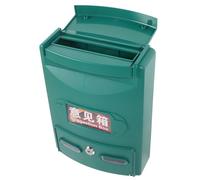 Hoement Waterproof Wall-mounted Mail Case with Lock, Plastic Public Letter Box for Outdoor Use, Multifunctional Suggestion and Complaints Box Suitable for Votes and Restaurants