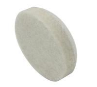 Hoement White Felt Mallet Head Pad for Drum Kit Hammer Practical Drum Pedal Hammer Pad for Percussion Instrument