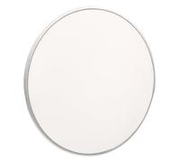 Hoement White round Drum Set Skin Replacement Practice Pad Aluminum Mesh Cloth Material, Reusable and Never Lose Shape, Drumming Accessory for Silent Practice and Jazz Drumming