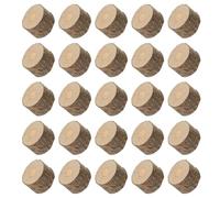 Hoement Wooden Circles and Lightweight Synthetic Material 200 Pieces Accessory with Smooth for Fashion Craft and Painting Projects