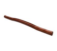 Hoement Wooden Guasha Massage Stick Carbonized No.4 Manual Muscle Roller Body Sculpting Tool for Relaxation and Acupressure Therapy in Wellness Clinics