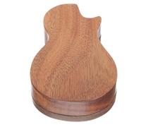Hoement Wooden Guitar Pick Box 5 Pcs Handmade Storage Holder with Creative Design Easy to Open and Close Prevent Picks from Falling for Concert and School Use