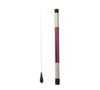 Hoement Wooden Music Conductor Baton 2pcs Set with Imitation Handle for Orchestra Conducting, Random Black Or Brown Color, Musical Instrument Accessory for Concerts and Choirs