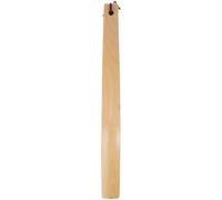 Hoement Wooden Shoe Horn Tool with Natural Curvature and Yellow Wood Handle, Sturdy Long Handle Shoehorn for Easy Use without Bending, Practical Shoehorn for Home and Travel
