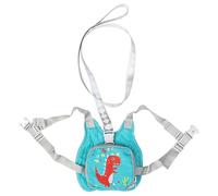 Hoement Wrist Link Leash for Boy Girl Anti-Lost Safety Reflective Tape for Parks and Crowded Places Light Green Dinosaur Design