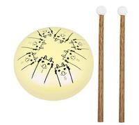 Hoement Zodiac Steel Tongue Drum Music Instrument Educational Percussion Steel Tongue Drum for Boys and Girls Meditation Practice at Home and School