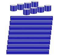 Hoemwarm 20 Pcs Reflector Snap Bands Fluorescent Slap Armbands High Visibility Slap Reflector Strips Safety Bands for Children Adults Boys and Girls When Cycling Running Hiking Jogging, Blue