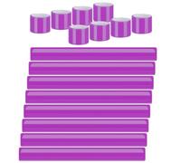 Hoemwarm 20 Pcs Reflector Snap Bands Fluorescent Slap Armbands High Visibility Slap Reflector Strips Safety Bands for Children Adults Boys and Girls When Cycling Running Hiking Jogging, Purple