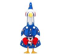 Hoemwarm Winter Porch Goose Outfits with Snowflake | Porch Goose Clothes Include Sweater with Penguin, Hat, Scarf for 23'' Outdoor Winter Christmas Patio Yard Lawn Statue Decor