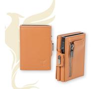 Höner Luxor Wallet Black | Men's Wallets Leather | Elegant Wallet with High-Quality Cowhide Leather, Cognac, 10*3*7, Classic