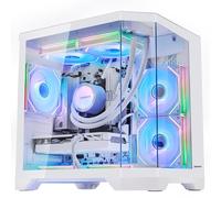 HOENGAGER Ocean of Stars RTX 5070 12GB Gaming PC - AMD Ryzen 7 7700, 32GB DDR5 RAM, 1TB PCIe + 1TB SATA SSD, 11 AC Wi-Fi, 850 PSU, Windows 11 Pro - Computer
