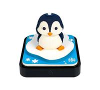 Hoepavy Time Piece Calendar 2025,Desk Calendar,Artsy Pads,3d Penguin Paper Sculpture Panoramic Calendar,Laser Engraved Calendar With Lights,For Note Taking,Decorative Ornaments,Holiday Gifts