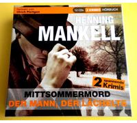 Hörbuch 2 Spannende Thriller * Mittsommermord * Der Mann, der Lächelte * von Henning Mankell