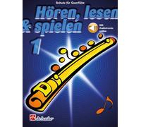 Hören, Lesen & Spielen 1 Querflöte Book and Audio Online Flute De Haske Publicat