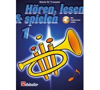 Hören, lesen & spielen 1 Trompete Bb Book and Audio Online Trumpet De Haske Publ