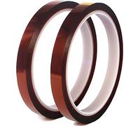 Hoerev High Temperature Tape Polyimide Film Transfer Thermal Tape 2 Rolls 10mm X 33m No Residue