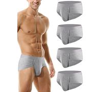 Hoerev Men Super Soft Bamboo Fibre Briefs Underwear Pack of 4