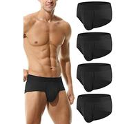 Hoerev Men Super Soft Bamboo Fibre Briefs Underwear Pack of 4