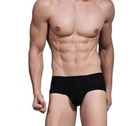 Hoerev Men's Bamboo Fibre Briefs Underwear, Pack of 3