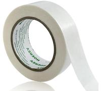 Hoerev Removal Translucent Double-Sided Tape Poster Tape - Reusable, Damage-Free, No Residue - Your Ideal Solution for Poster Hanging, Window Display, and Glass,1/2" x28y, 13mmx25m