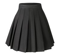 Hoerev Women Girls Versatile Plaid Pleated Skirt with Shorts for Cold Weather,UK Size 10