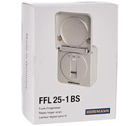 Hörmann FFL BS Wireless Finger Reader 868 MHz for up to 25 Fingerprints Hinged Lid RAL 9006 4511870 Grey