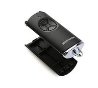 Hörmann Replacement Housing HSE 4 for Handheld Transmitter 4-Button Black/Chrome