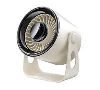 Hoerrye Desk Fan Portable USB Rechargeable, Small Table Fan with Wall Mounted Design & Smart LED Display, 100 Speed Stepless Adjustable Quiet Turbo Air Circulator Fan for Bedroom Office Travel