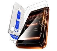 Hoerrye for iPhone 17 Pro Max Screen Protector - 9H Tempered Glass, Case-Friendly, 4K HD Clear [Bubble Free, Auto-Dust Removal][Military-Grade Shatterproof & Longest Durable] 2 Pack