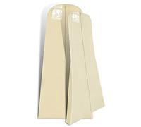 Hoesh UK - Ivory 8” Tapered Gusset Waterproof Bridal Wedding Gown Dress Cover Pack of 3 - storage bags for clothes, wedding dress cover, clothes bag, dress covers garment bags full length