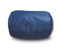 Hoesh UK Navy Double Duvet Storage Bag - Breathable Cotton Under Bed Blanket, Comforter & Quilt Holder Organizer - Zippered Underbed Duvet Holder for Bedding