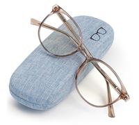 HOFANNO Blue Light Blocking Computer Glasses for Women Men TR90 Light Round Style Anti Blue Light Anti Fatigue
