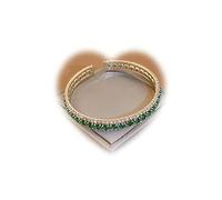 Hofar Emerald Bracelet Adjustable Cuff Valentine's Day Mother's Day Gifts Jewelry Gifts for Women, X, 宝石, no gemstone