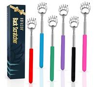 HOFASON Bear Claw Telescopic Scratcher Back Massager Tool, Extendable Telescope Backscratcher Eliminating Back Itching Scratcher (6 Pack)