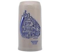 Hofbräuhaus München beer mug | Stone mug house jug original 0,5 l | measuring jug | HB jug with facade motif by gårdsbräuhaus