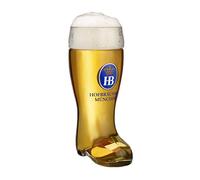Hofbräuhaus München HB Hofbräuhaus Munich HB Glass Boot Tankard 0.5 litres King Werk KI 1000174