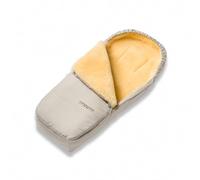 Hofbrucker Alaska Lambskin Foot Muff for Pushchairs and Buggies, Baby Foot Muff with Lambskin, Warm Winter Foot Muff with Mummy Shape, Baby Foot Muff Suitable for 0-3 Years