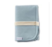 Hofbrucker Changing Mat for Travel, Foldable Changing Clutch with Organiser for Nappies & Wipes, Wipe-Clean, Must Have for Baby First Equipment (Pigeon Blue)