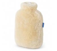 Hofbrucker High-quality lambskin hot water bottle with cuddly cover for the bed - ideal for natural warmth and relaxation, ecologically tanned in Bavarian family businesses